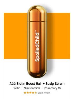 Spoiled Child A22 Biotin Boost Hair + Scalp Serum